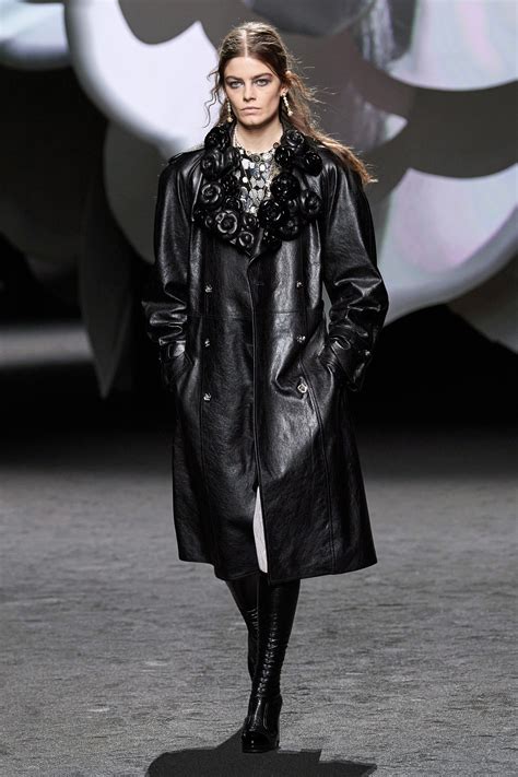 chanel leather jacket 2023|chanel suits 2023.